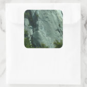 Rock Climbers auf El Capitan Quadratischer Aufkleber (Tasche)