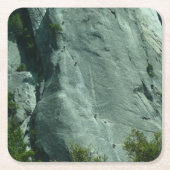 Rock Climbers auf El Capitan Rechteckiger Pappuntersetzer (Vorderseite)
