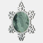 Rock Climbers auf El Capitan Schneeflocken Zinn-Ornament (Rechts)