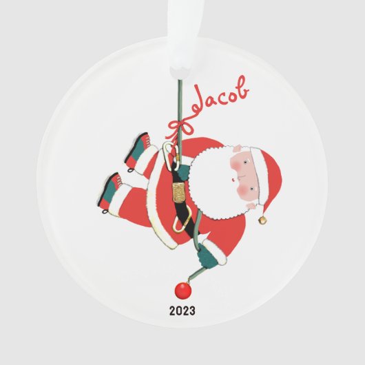 Rock Climbing 2023 Keepake Ornament (Vorderseite)