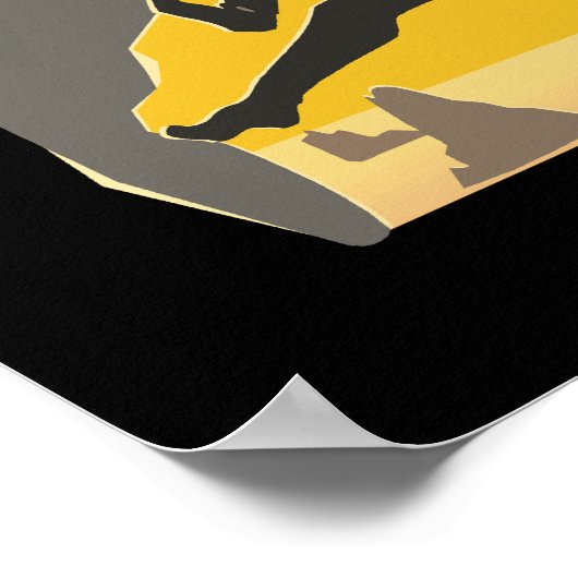 Rock Climbing 2 Poster (Ecke)