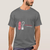 Rock Climbing: Abenteuer oben, Komfort unten T-Shirt (Vorderseite)