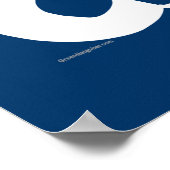 Rock Climbing Bouldering Poster (Ecke)