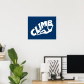 Rock Climbing Bouldering Poster (Heimbüro)