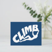 Rock Climbing Bouldering Postkarte (Stehend Vorderseite)