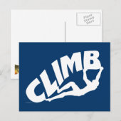 Rock Climbing Bouldering Postkarte (Vorne/Hinten)