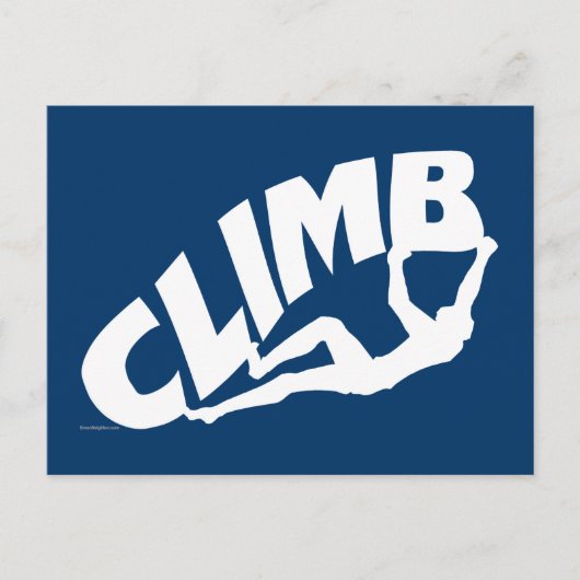 Rock Climbing Bouldering Postkarte (Vorderseite)