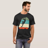 Rock Climbing Bouldering Retro Geschenk T-Shirt (Vorne ganz)