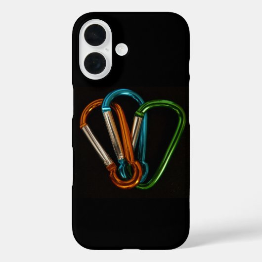 Rock Climbing Carabiner Case-Mate iPhone Hülle (Rückseite)