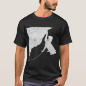 Rock Climbing Cat T-Shirt (Vorderseite)