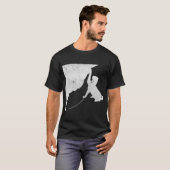 Rock Climbing Cat T-Shirt (Vorne ganz)