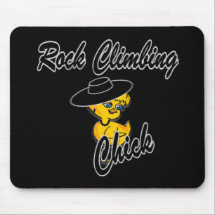 Rock Climbing Chick #4 Mousepad