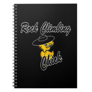 Rock Climbing Chick #4 Notizblock