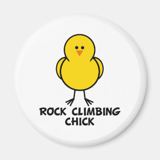 Rock Climbing Chick Magnet