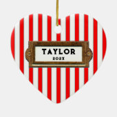 Rock Climbing Christmas Collectin Keramikornament (Hinten)