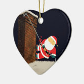 Rock Climbing Christmas Collectin Keramikornament (Links)