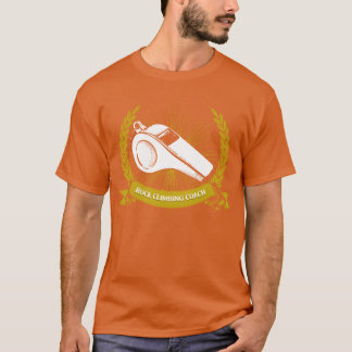 Rock Climbing Coach Rock Climber Funny Bouldering  T-Shirt