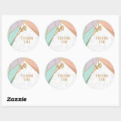 Rock Climbing Einladung Runder Aufkleber (Blatt)