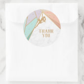 Rock Climbing Einladung Runder Aufkleber (Tasche)