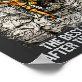 Rock Climbing Erreichbarkeit Berggipfel Poster (Ecke)