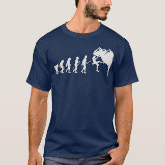 Rock Climbing Evolution Freund T-Shirt