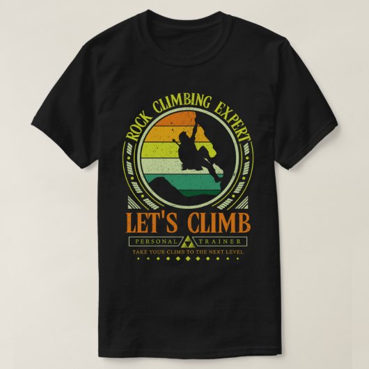 Rock Climbing Experte für Gamer T-Shirt (Design vorne)