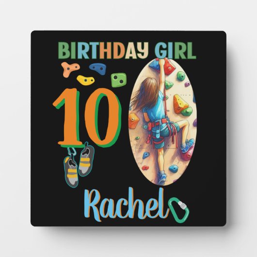 Rock Climbing Fotoplatte (Vorderseite)