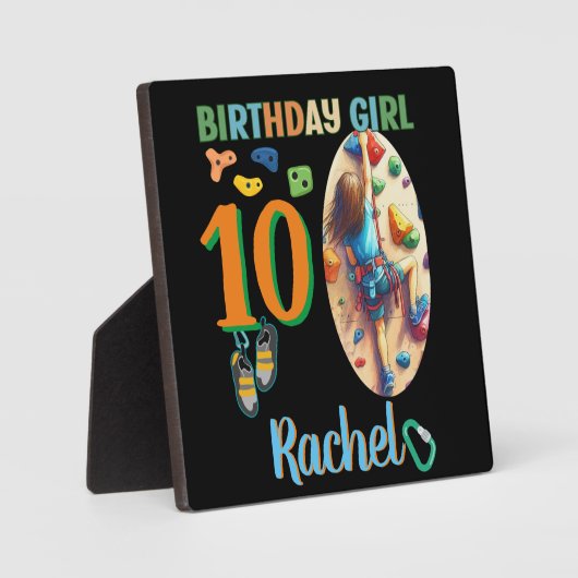 Rock Climbing Fotoplatte (Vorderseite)