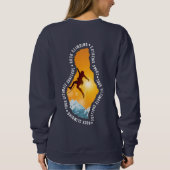 Rock Climbing | Frauen Sweatshirt (Rückseite)