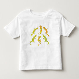 Rock Climbing Geckos. Kleinkind T-shirt