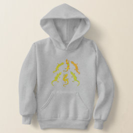 Rock Climbing Geckos - niedliche Kids-Eidechsen. Hoodie