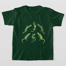 Rock Climbing Geckos. T-Shirt