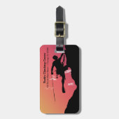 Rock Climbing Gepäckanhänger (Vorderseite vertikal)