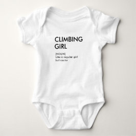 Rock Climbing Geschenk für sie Baby Strampler