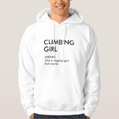 Rock Climbing Geschenk für sie Hoodie (Vorderseite)