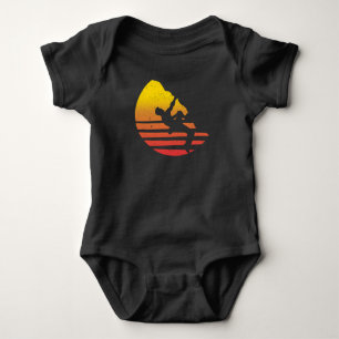 Rock Climbing Geschenk Vintage Retro Boulderen Ber Baby Strampler