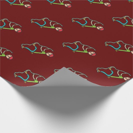 Rock Climbing Geschenkpapier (Ecke)