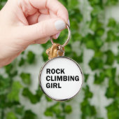 rock climbing girl schlüsselanhänger (Hand)