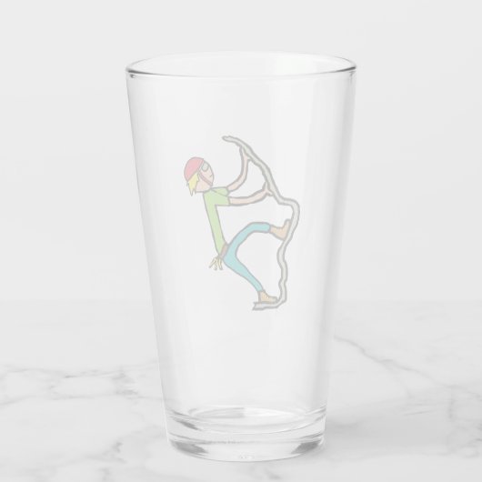 Rock Climbing Glas (Rückseite)