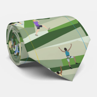 Rock Climbing Greens Neck Tie Krawatte