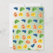 Rock Climbing Gym Adventure Birthday Invitation Einladung (Rückseite)