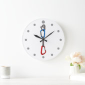 Rock Climbing Hanger mit schnellem Zeichn Große Wanduhr (Zuhause)