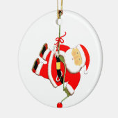Rock Climbing Holiday Geschenk Keramik Ornament (Links)