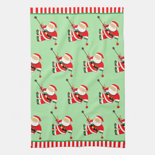 Rock Climbing Holiday Gift Geschirrtuch (Vertikal)