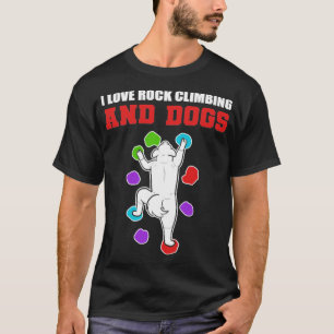 Rock Climbing Hunde Hunde Lover Geschenk T-Shirt