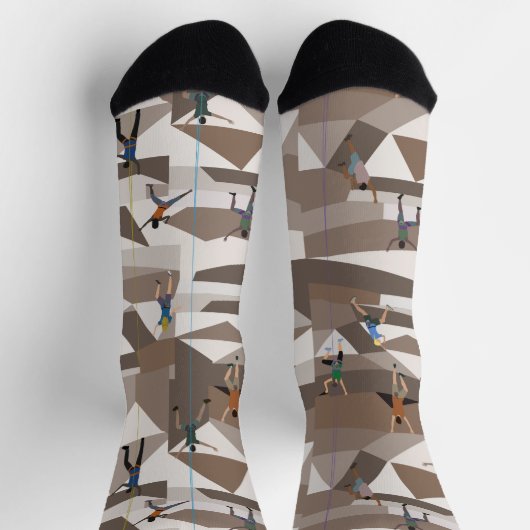 Rock Climbing in Browns Crew Socken (Oben)