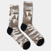 Rock Climbing in Browns Crew Socken (Rechts)