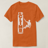 Rock Climbing Indoor Gym Boulder Climbers Id Climb T-Shirt (Design vorne)