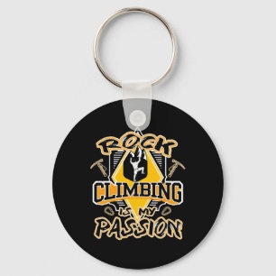 Rock Climbing ist mein Pion Outdoor-Sportabenteuer Schlüsselanhänger