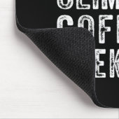 Rock Climbing Kaffeewochen Rock Kletterbegeisterte Mousepad (Ecke)